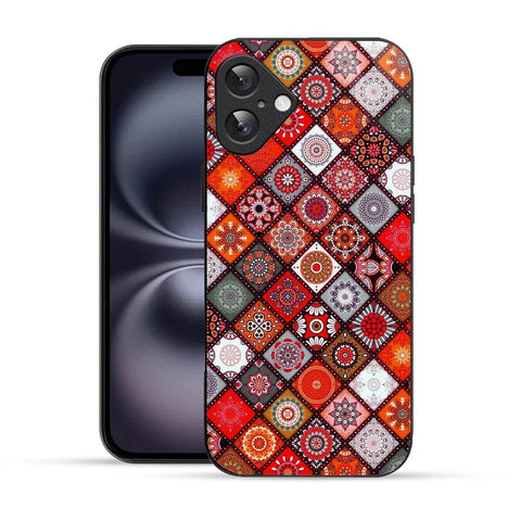 Bornstud Mandala Tapestry Multicolor Mobile Cover for iPhone 16 Plus – Vibrant Elegance with Premium Protection - Bornstud