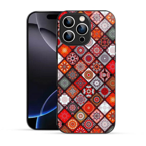 Bornstud Mandala Tapestry Multicolor Mobile Cover for iPhone 16 Pro Max– Vibrant Elegance with Premium Protection - Bornstud
