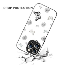 Bornstud Pattern with Doodle Butterflies  Mobile Cover for iPhone 14 Pro – Vibrant Elegance with Premium Protection - Bornstud