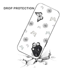 Bornstud Pattern with Doodle Butterflies  Mobile Cover for iPhone 16 – Vibrant Elegance with Premium Protection - Bornstud