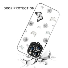 Bornstud Pattern with Doodle Butterflies  Mobile Cover for iPhone 16 Pro – Vibrant Elegance with Premium Protection - Bornstud