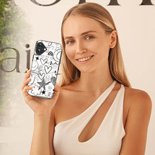 Bornstud Hand Drawn Heart Doodle Mobile Cover for iPhone 16 – Vibrant Elegance with Premium Protection - Bornstud