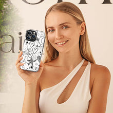 Bornstud Hand Drawn Heart Doodle Mobile Cover for iPhone 16 Pro – Vibrant Elegance with Premium Protection - Bornstud