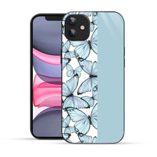 Bornstud Aesthetic Blue Butterfly Mobile Cover for iPhone 12 – Vibrant Elegance with Premium Protection - Bornstud