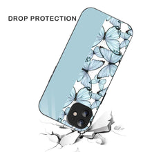 Bornstud Aesthetic Blue Butterfly Mobile Cover for iPhone 12 – Vibrant Elegance with Premium Protection - Bornstud