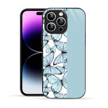 Bornstud Aesthetic Blue Butterfly Mobile Cover for iPhone 14 Pro Max – Vibrant Elegance with Premium Protection - Bornstud