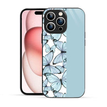 Bornstud Aesthetic Blue Butterfly Mobile Cover for iPhone 15 Pro – Vibrant Elegance with Premium Protection - Bornstud