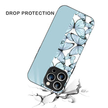 Bornstud Aesthetic Blue Butterfly Mobile Cover for iPhone 16 Pro – Vibrant Elegance with Premium Protection - Bornstud
