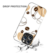 Bornstud Coffee Bean Doodle Mobile Cover for iPhone 16 Pro Max– Vibrant Elegance with Premium Protection - Bornstud
