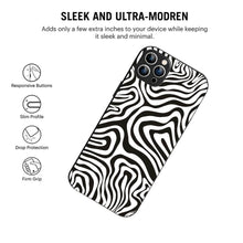 Bornstud Abstract Curve Seamless Pattern Mobile Cover for iPhone 11 Pro – Vibrant Elegance with Premium Protection - Bornstud