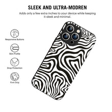 Bornstud Abstract Curve Seamless Pattern Mobile Cover for iPhone 15 Pro Max – Vibrant Elegance with Premium Protection - Bornstud