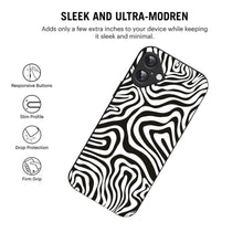 Bornstud Abstract Curve Seamless Pattern Mobile Cover for iPhone 16 Plus – Vibrant Elegance with Premium Protection - Bornstud