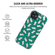 Bornstud Aesthetic Books Seamless Pattern Mobile Cover for iPhone 12 – Vibrant Elegance with Premium Protection - Bornstud