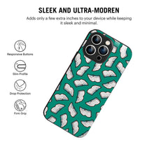 Bornstud Aesthetic Books Seamless Pattern Mobile Cover for iPhone 15 Pro – Vibrant Elegance with Premium Protection - Bornstud