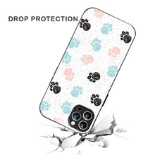 Bornstud Dog Paw Prints Mobile Cover for iPhone 12 Pro – Vibrant Elegance with Premium Protection - Bornstud