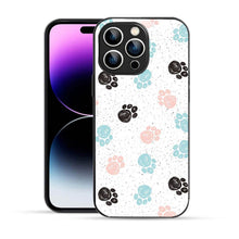 Bornstud Dog Paw Prints Mobile Cover for iPhone 14 Pro – Vibrant Elegance with Premium Protection - Bornstud