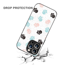 Bornstud Dog Paw Prints Mobile Cover for iPhone 14 Pro – Vibrant Elegance with Premium Protection - Bornstud