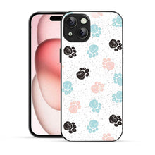 Bornstud Dog Paw Prints Mobile Cover for iPhone 15 – Vibrant Elegance with Premium Protection - Bornstud