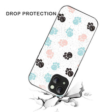 Bornstud Dog Paw Prints Mobile Cover for iPhone 15 – Vibrant Elegance with Premium Protection - Bornstud