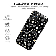 Bornstud Flowers and Tropical Leaves Mobile Cover for iPhone 12 Pro – Vibrant Elegance with Premium Protection - Bornstud