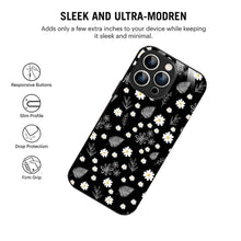 Bornstud Flowers and Tropical Leaves Mobile Cover for iPhone 15 Pro – Vibrant Elegance with Premium Protection - Bornstud