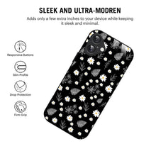 Bornstud Flowers and Tropical Leaves Mobile Cover for iPhone 16 – Vibrant Elegance with Premium Protection - Bornstud