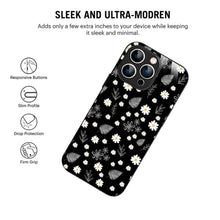 Bornstud Flowers and Tropical Leaves Mobile Cover for iPhone 16 Pro – Vibrant Elegance with Premium Protection - Bornstud