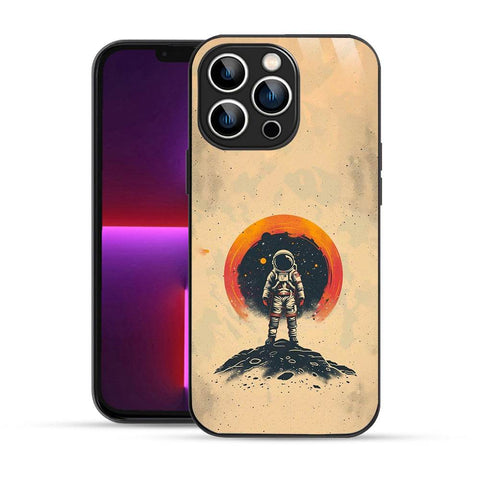 Bornstud Space Astronauts Mobile Cover for iPhone 13 Pro Max – Explore the Cosmos with Premium Protection - Bornstud