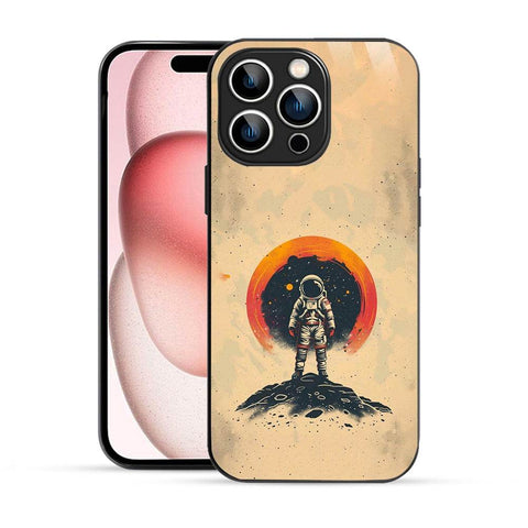 Bornstud Space Astronauts Mobile Cover for iPhone 15 Pro – Explore the Cosmos with Premium Protection - Bornstud