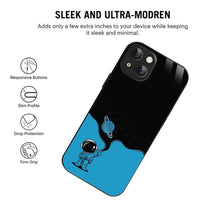 Bornstud Astronaut Blue Space Mobile Cover for iPhone 15 – Explore the Cosmos with Premium Protection - Bornstud