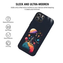 Bornstud Astronauts Galaxy Mobile Cover for iPhone 12 Pro Max– Explore the Cosmos with Premium Protection - Bornstud