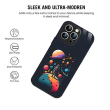 Bornstud Astronauts Galaxy Mobile Cover for iPhone 13 Pro – Explore the Cosmos with Premium Protection - Bornstud