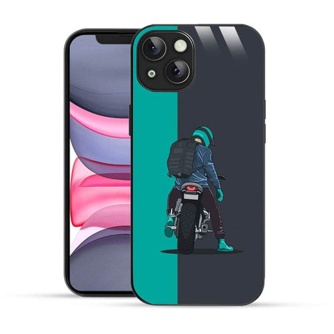 Bornstud Vintage bike orange  Mobile Cover for iPhone 12 Pro – Vibrant Elegance with Premium Protection - Bornstud