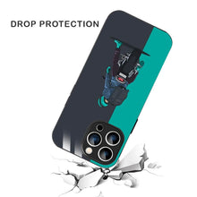 Bornstud Biker with Backpack  Mobile Cover for iPhone 16 Pro – Vibrant Elegance with Premium Protection - Bornstud