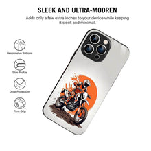 Bornstud Biker with extreme dirt Bike  Mobile Cover for iPhone 15 Pro Max – Vibrant Elegance with Premium Protection - Bornstud