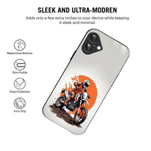 Bornstud Biker with extreme dirt Bike  Mobile Cover for iPhone 16 Plus – Vibrant Elegance with Premium Protection - Bornstud