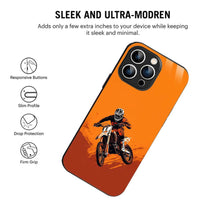 Bornstud Adventure biker  Mobile Cover for iPhone 15 Pro – Vibrant Elegance with Premium Protection - Bornstud