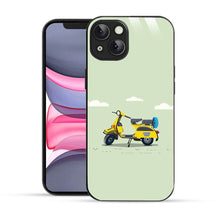 Bornstud Yellow scooter Vector Printed Case for iPhone 14 plus - Bornstud