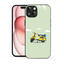 Bornstud Yellow scooter Vector Printed Case for iPhone 15 - Bornstud