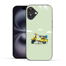Bornstud Yellow scooter Vector Printed Case for iPhone 16 - Bornstud