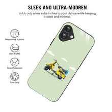 Bornstud Yellow scooter Vector Printed Case for iPhone 16 - Bornstud