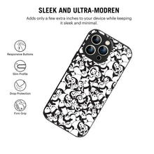 Bornstud Panda Crowd Printed Case for iPhone 14 Pro