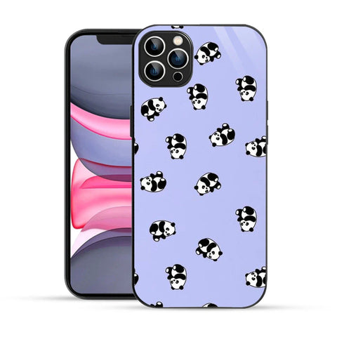 Bornstud Lazy Panda Printed Case for iPhone 12 Pro