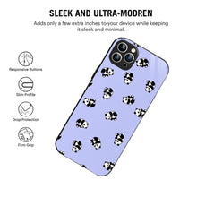Bornstud Lazy Panda Printed Case for iPhone 12 Pro