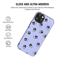 Bornstud Lazy Panda Printed Case for iPhone 14