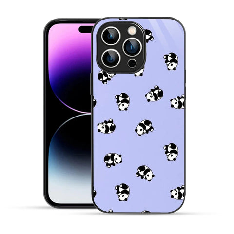 Bornstud Lazy Panda Printed Case for iPhone 14 Pro