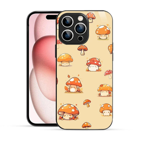 Bornstud Cute Mushroom Printed Case for iPhone 15 Pro