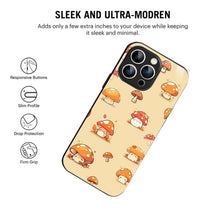 Bornstud Cute Mushroom Printed Case for iPhone 15 Pro
