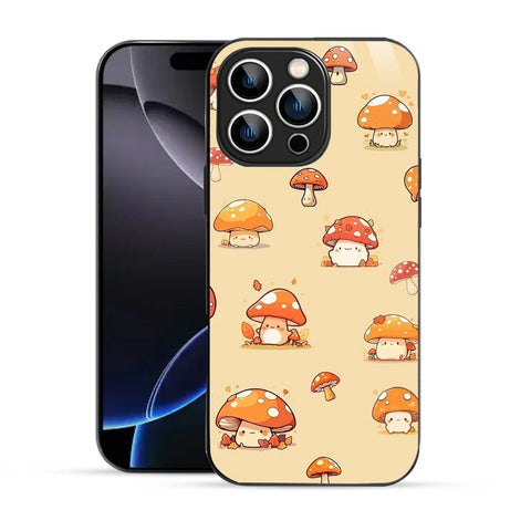 Bornstud Cute Mushroom Printed Case for iPhone 16 Pro