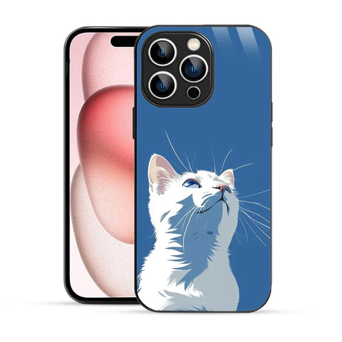 Bornstud Sky Cat Printed Case for iPhone 15 Pro